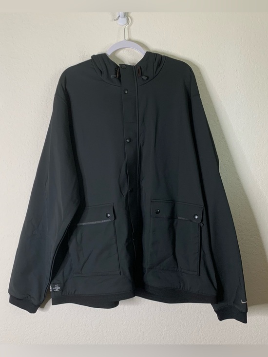 Nike ACG Other - Nike ACG Mens black soft shell full zip hooded jacket XXL
